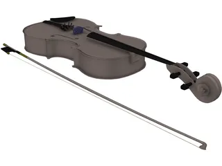 Viola 3D Model preview