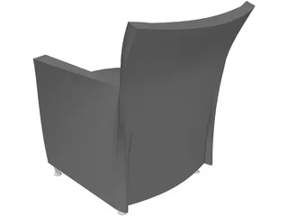 Augustino Armchair 3D Model preview