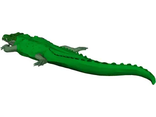 Crocodile 3D Model preview