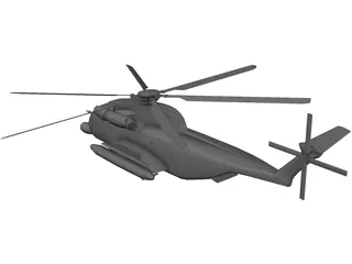 Sikorsky MH-53 Pave Low 3D Model preview