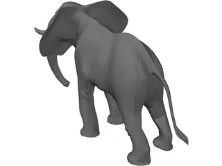 Elephant 3D Model preview