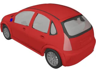 Citroen C3 3D Model preview