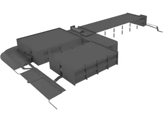 Executive Office Building 3D Model preview