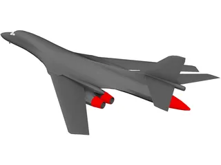 B-1B 3D Model preview