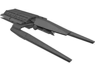 Spaceship Cargotug 3D Model preview