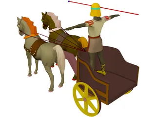 Chariot 3D Model preview
