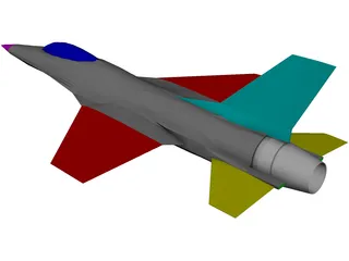 F-16 3D Model preview