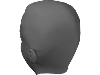 Head Female 3D Model preview