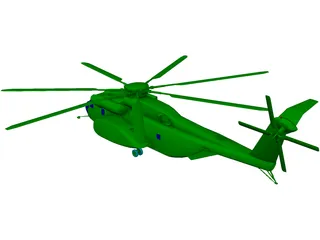 Sikorsky MH-53E Pave Low 3D Model preview