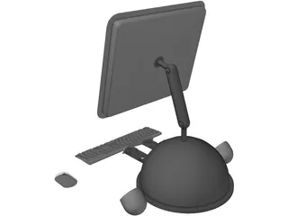 Apple iMac 3D Model preview
