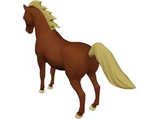 Horse 3D Model preview
