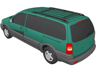 Pontiac Montana (1997) 3D Model preview
