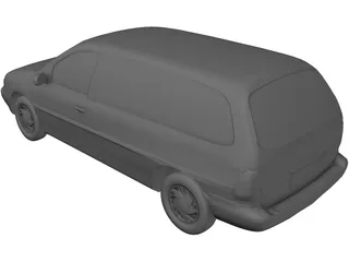 Ford Windstar (1996) 3D Model preview