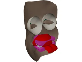 Face Baby 3D Model preview