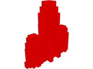 High Rise 3D Model preview