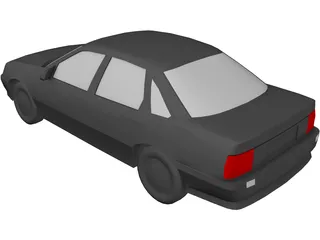 Opel Cavalier (1992) 3D Model preview