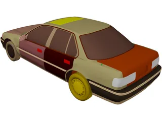 Honda Accord (1993) 3D Model preview