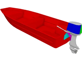 Skiff 3D Model preview