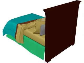 Bed 3D Model preview