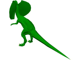 Dilophosaurus 3D Model preview