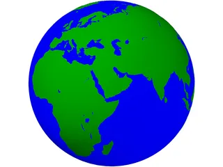 Globe 3D Model preview