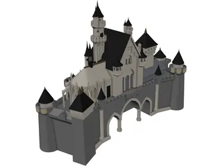 Castle 3D Model preview