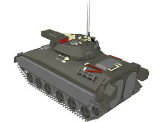 M3 Bradley 3D Model preview