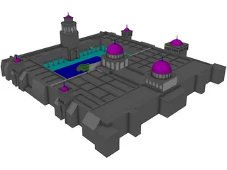 Mosque 3D Model preview