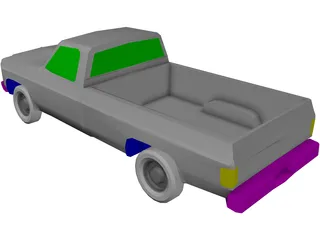 Chevrolet Pickup (1978) 3D Model preview