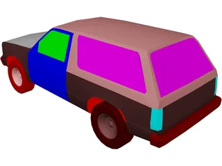 Chevrolet S10 Blazer (1986) 3D Model preview