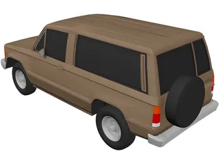 Isuzu Trooper (1986) 3D Model preview