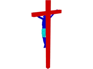 Crucifix 3D Model preview