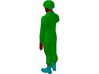 Soldier 3D Model preview