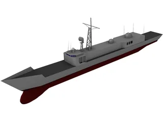 FFG Oliver Perry 3D Model preview