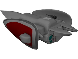 Voinian Spaceship 3D Model preview