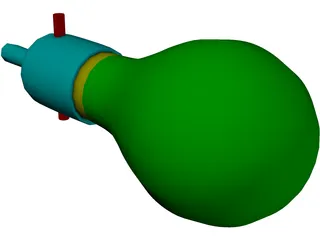 Light Bulb 3D Model preview