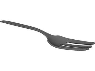 Fork 3D Model preview