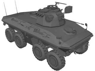 Luchs APC Personal Carrier 3D Model preview