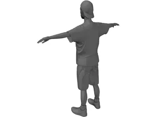 Boy 3D Model preview