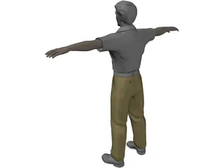 Man 3D Model preview