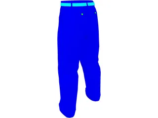 Slacks Man 3D Model preview