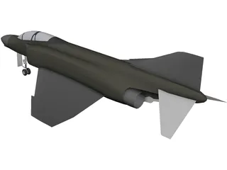 F-4 Phantom II 3D Model preview