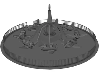 Airplane Ride 3D Model preview