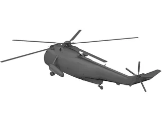 Sikorsky SH-3H Sea King 3D Model preview