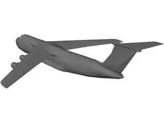 Lockheed C-5G Galaxy 3D Model preview