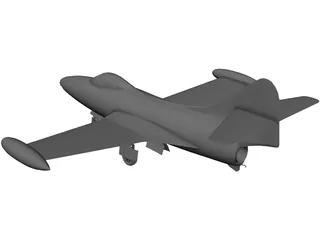 F9F Panther 3D Model preview