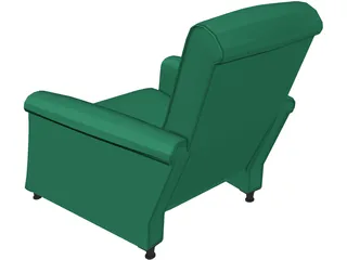Chair Lounge 3D Model preview