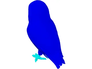 Owl Barn 3D Model preview