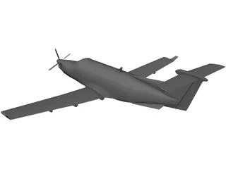 Pilatus PC-12 3D Model preview