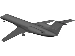Embraer ERJ 135 3D Model preview